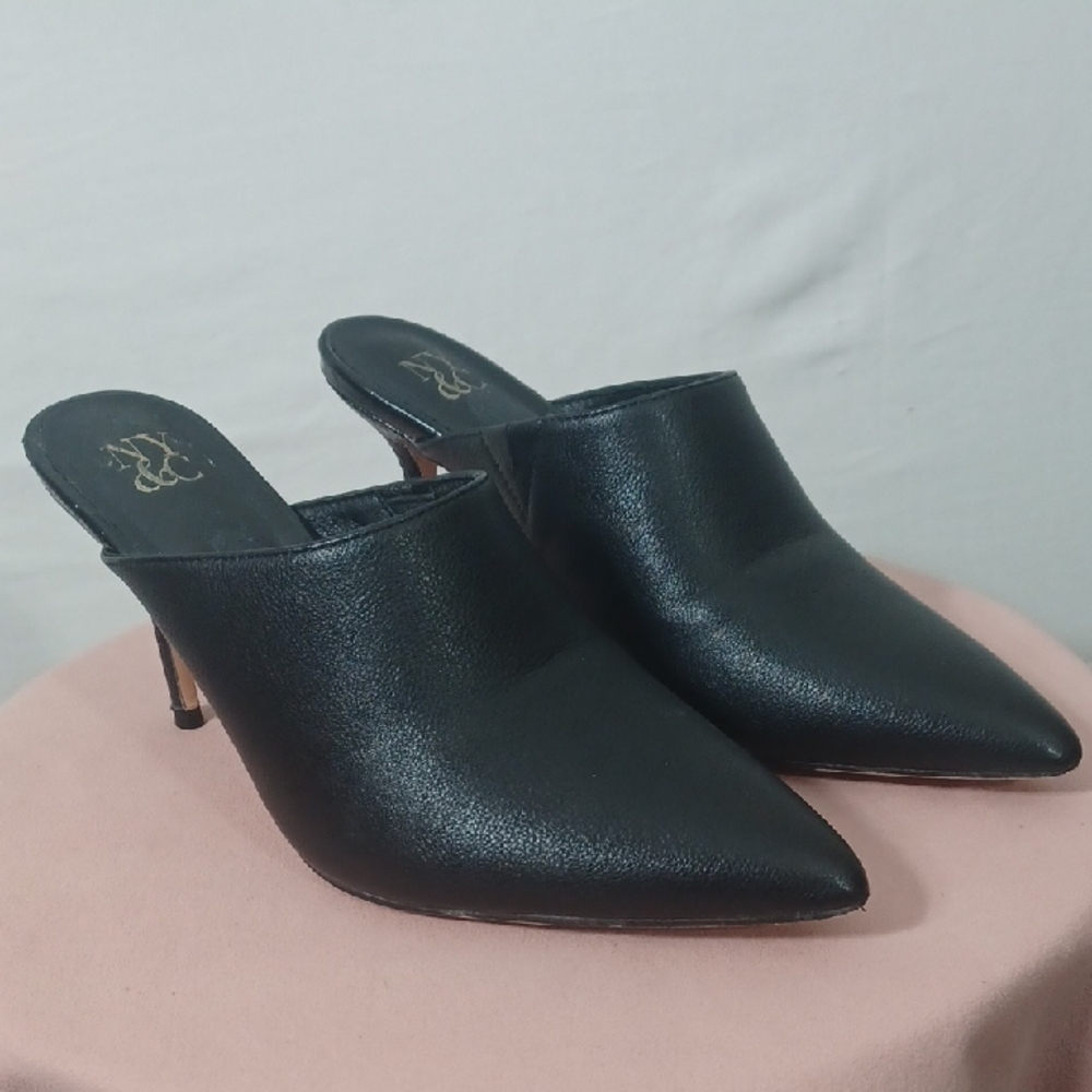 New York & Company Black Mules